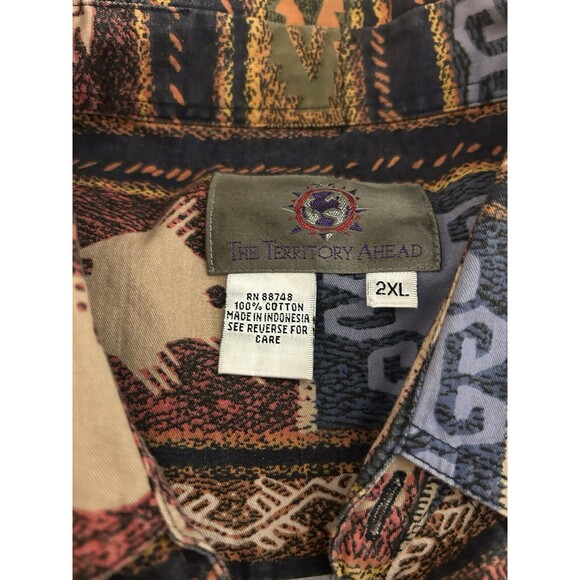 The Territory Ahead Shirt Mens 2XL Aztec - Picture 2 of 3